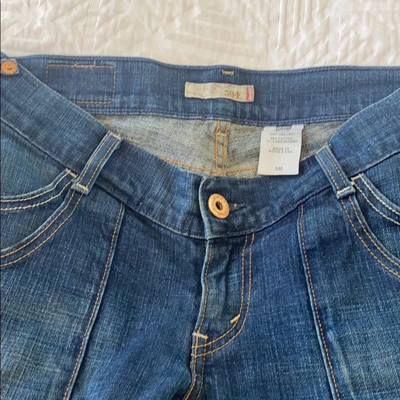 Vintage Levi's 504 Slouch Skinny Y2K Patch Pocket Blue Denim Jeans 5 🔥 - Picture 8 of 8